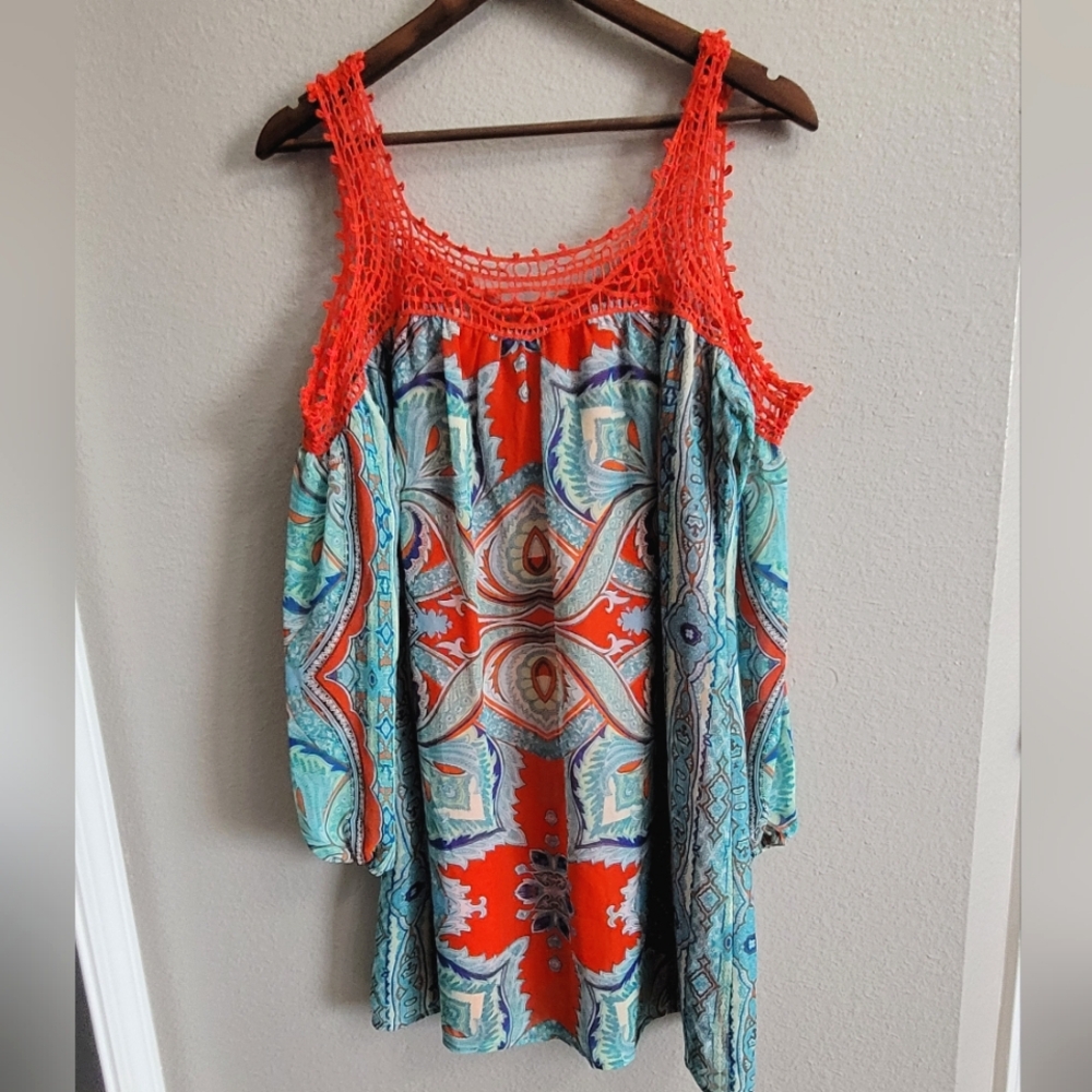 Knee-Length, Off the Shoulder Dress